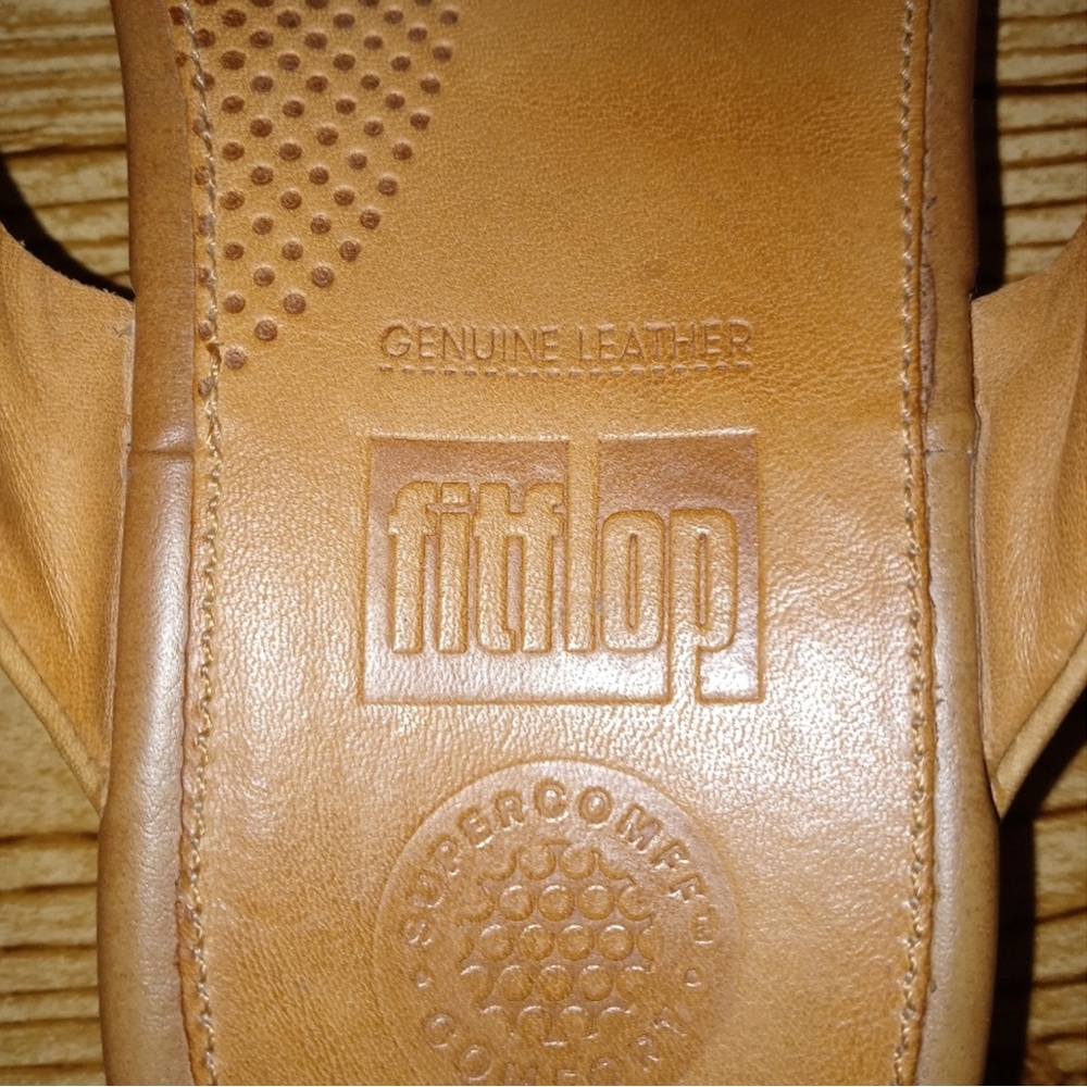 Fitflop lulu top post leather sandals - Picture 8 of 9
